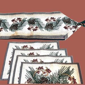 Holiday 5 piece table setting! New
